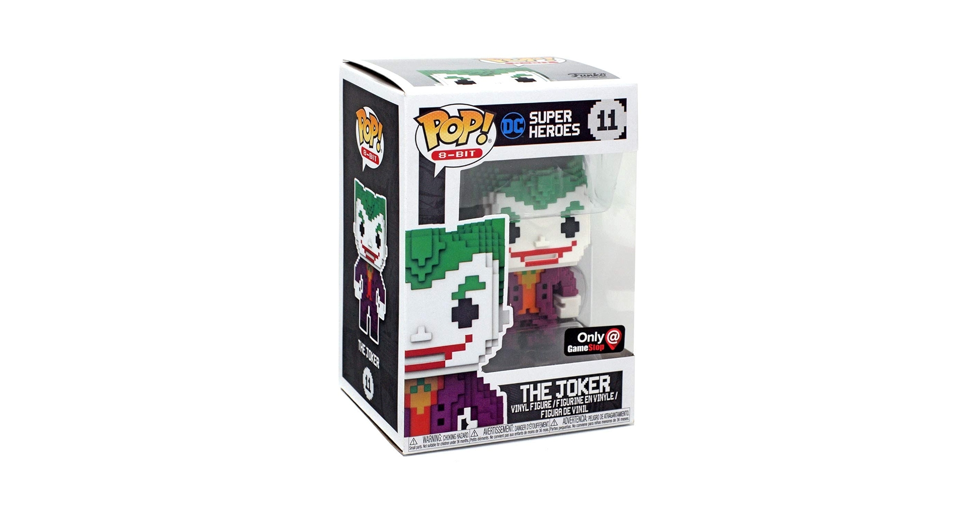 Amazon.com: Funko Pop! 8-Bit #11 DC Heroes Chase Metallic