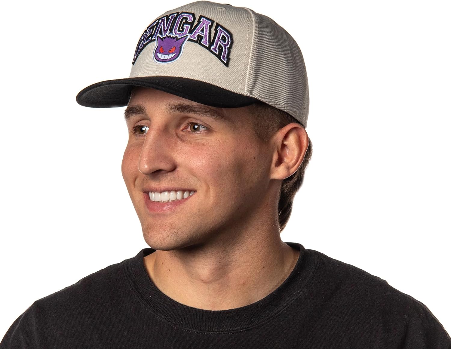 Bioworld Pokemon Adult Embroidered Precurve Snapback Hat for Men and Women - Image 3