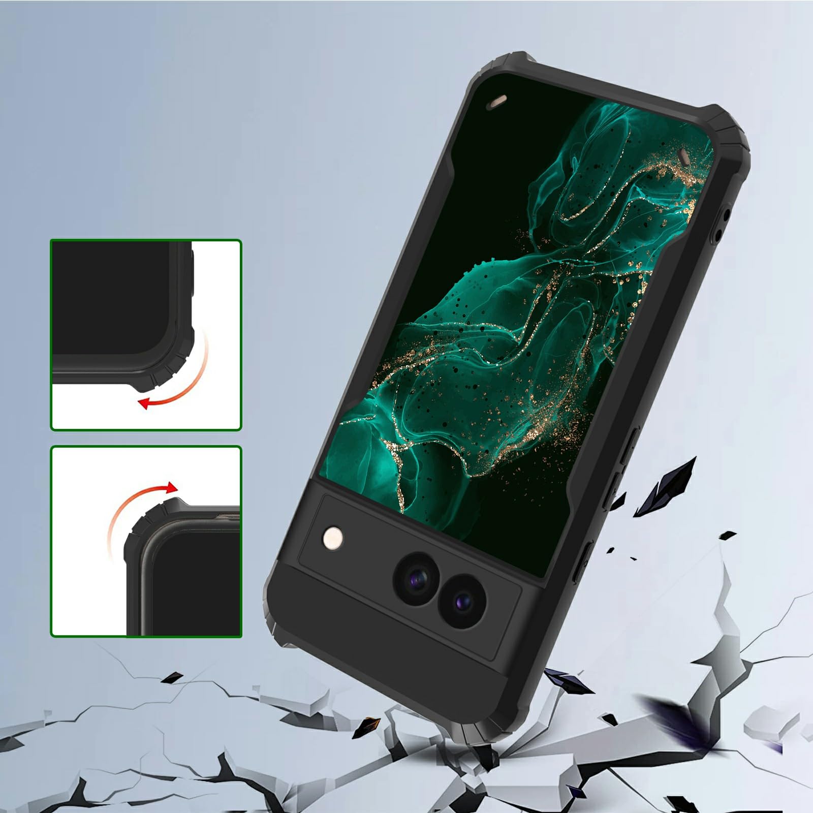 【美品】Pixel 8a オプシディアン 低反射フィルム＆Spigenケース付き Amazon.co.jp: Google Pixel 8a 用のケース + Pixel 8aフィルム
