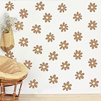 Vista 11 de BBTO - Calcomanía de pared de margaritas, calcomanías de vinilo para pared con flores, calcomanías de margaritas, calcomanías florales para despegar