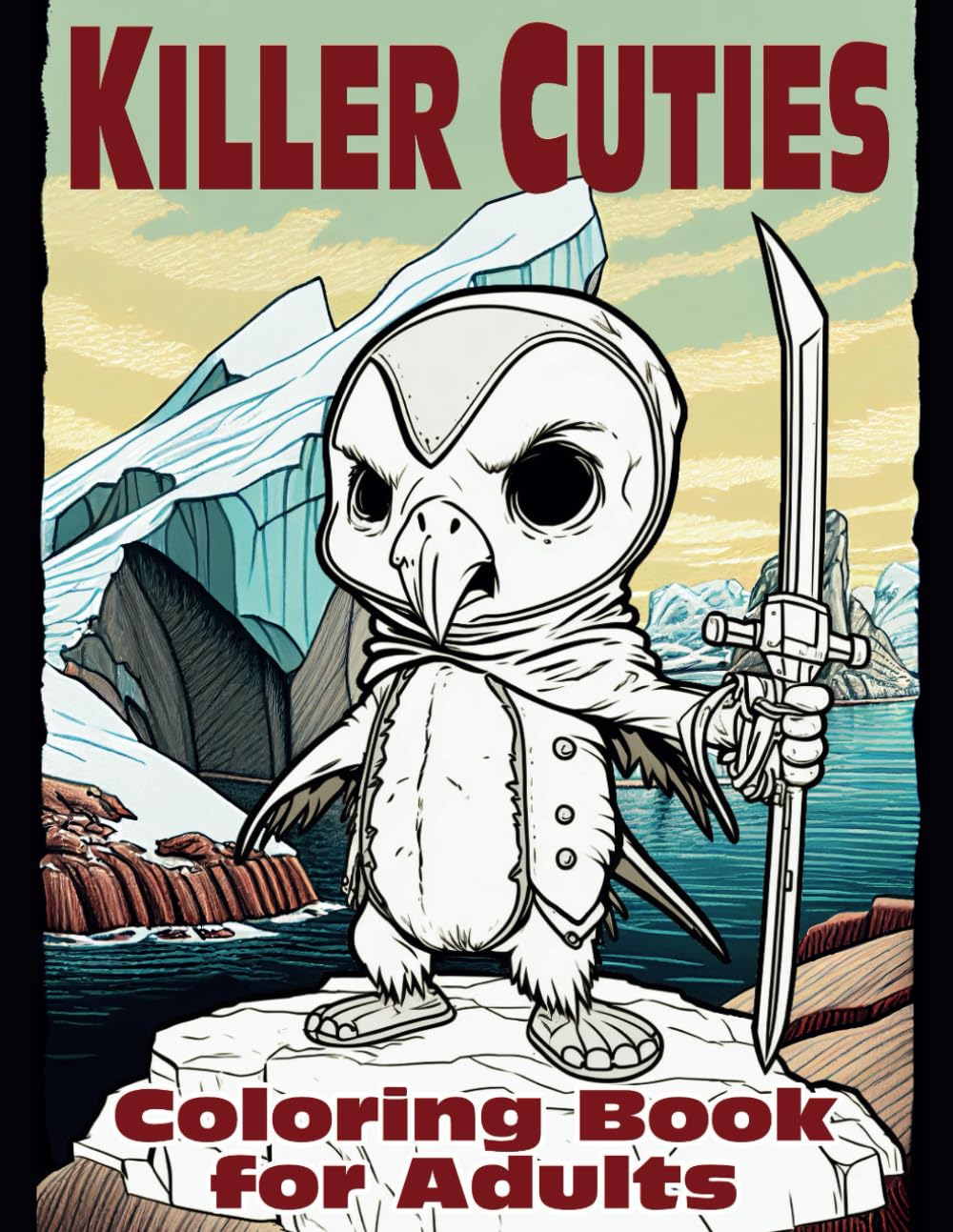Killer Cuties: Coloring Book For Adults, Cute Animals Turned Vicious Killers