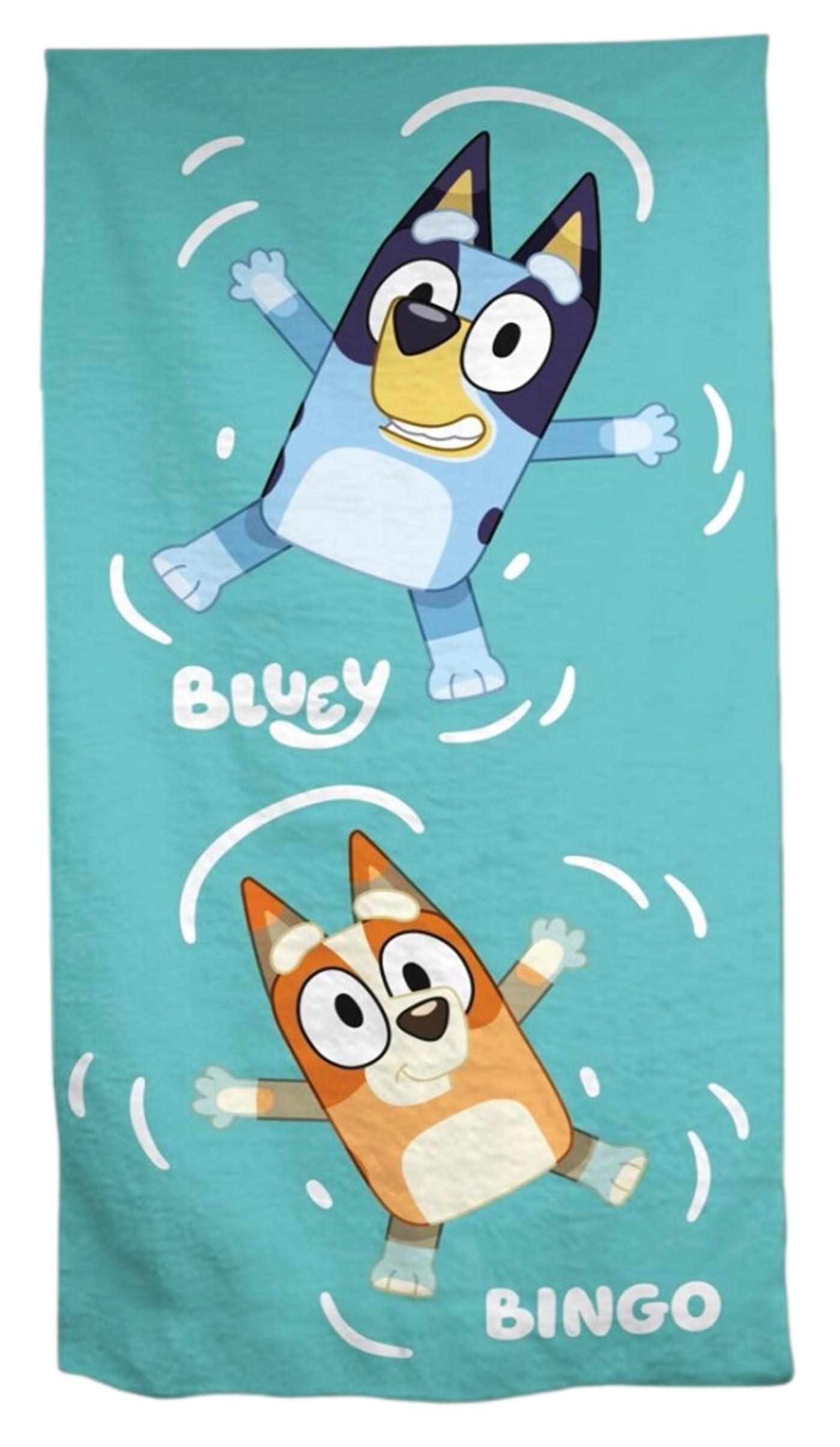 Aymax Children's Towel Beach Towel Beach Towel Bath Towel 70 x 140 cm Boys and Girls Microfibre (Bluey)