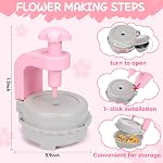 Art et d'artisanat Kits pour les enfants Filles 4-6 6-8 8-12 Bouquet de fleurs Jouets, artisanat Jouets de fête, tissu faisant du artisanat Kit créatif DIY Craft Kits Activités d'apprentissage préscolaires Cadeaux d'anniversaire pour 4 5 6 7 8 9 10 Année Filles