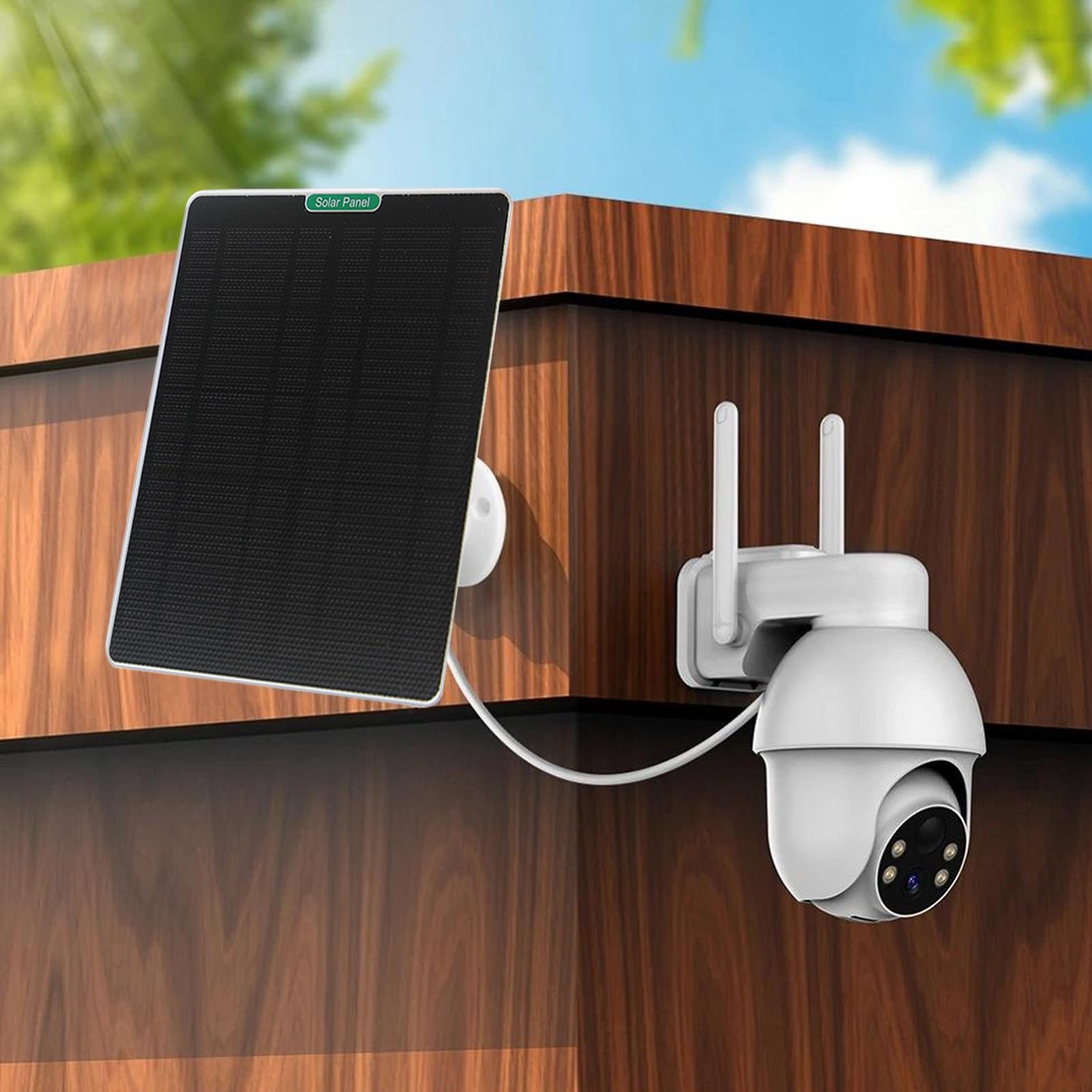 Panel Słoneczny Przenośny 50w Ładowarka Solarna Do Kamer Monitoringu