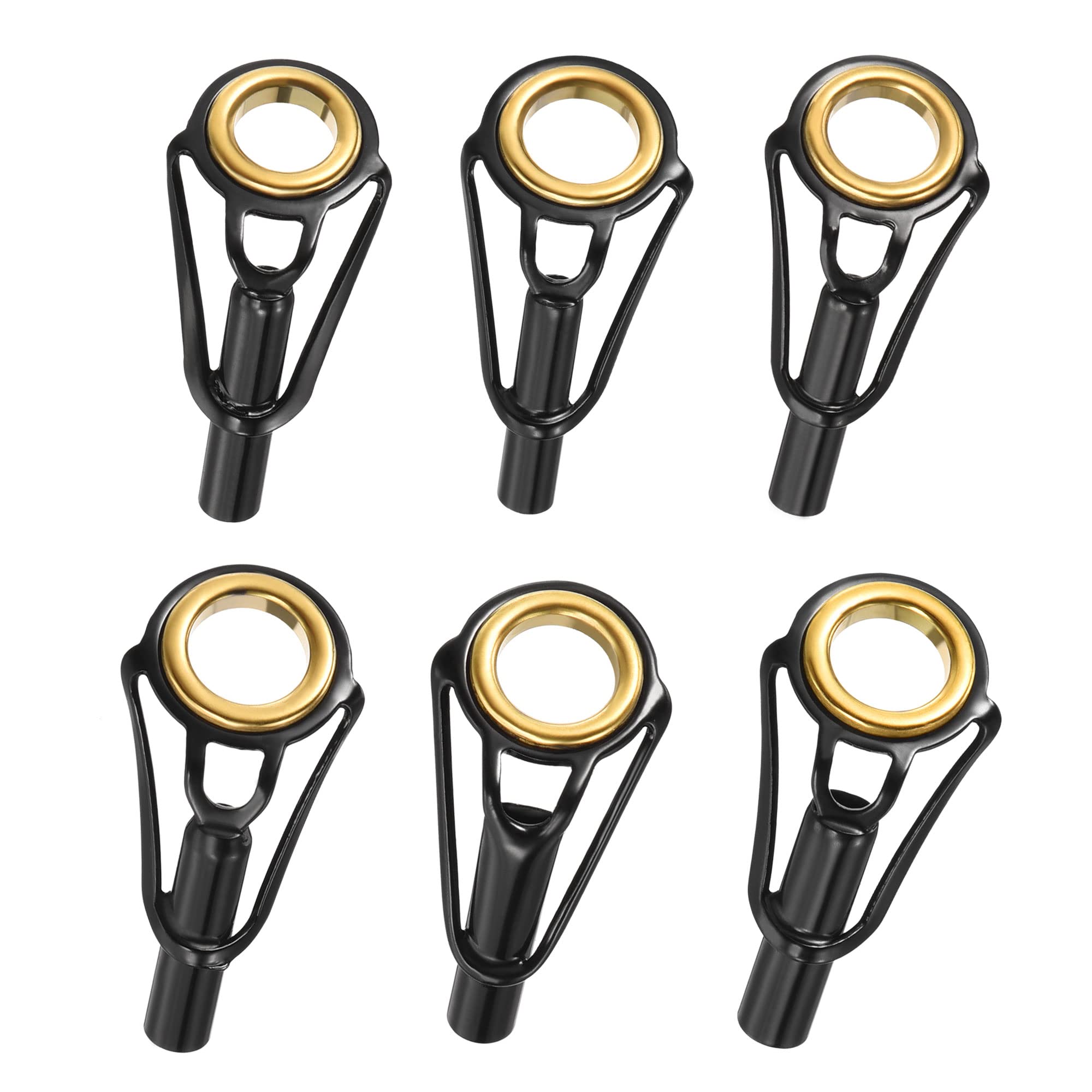 Kit Riparazione Canne Da Pesca PATIKIL: 3 Punte Guida In Acciaio Inox Da 7 Mm Con O-ring - 5