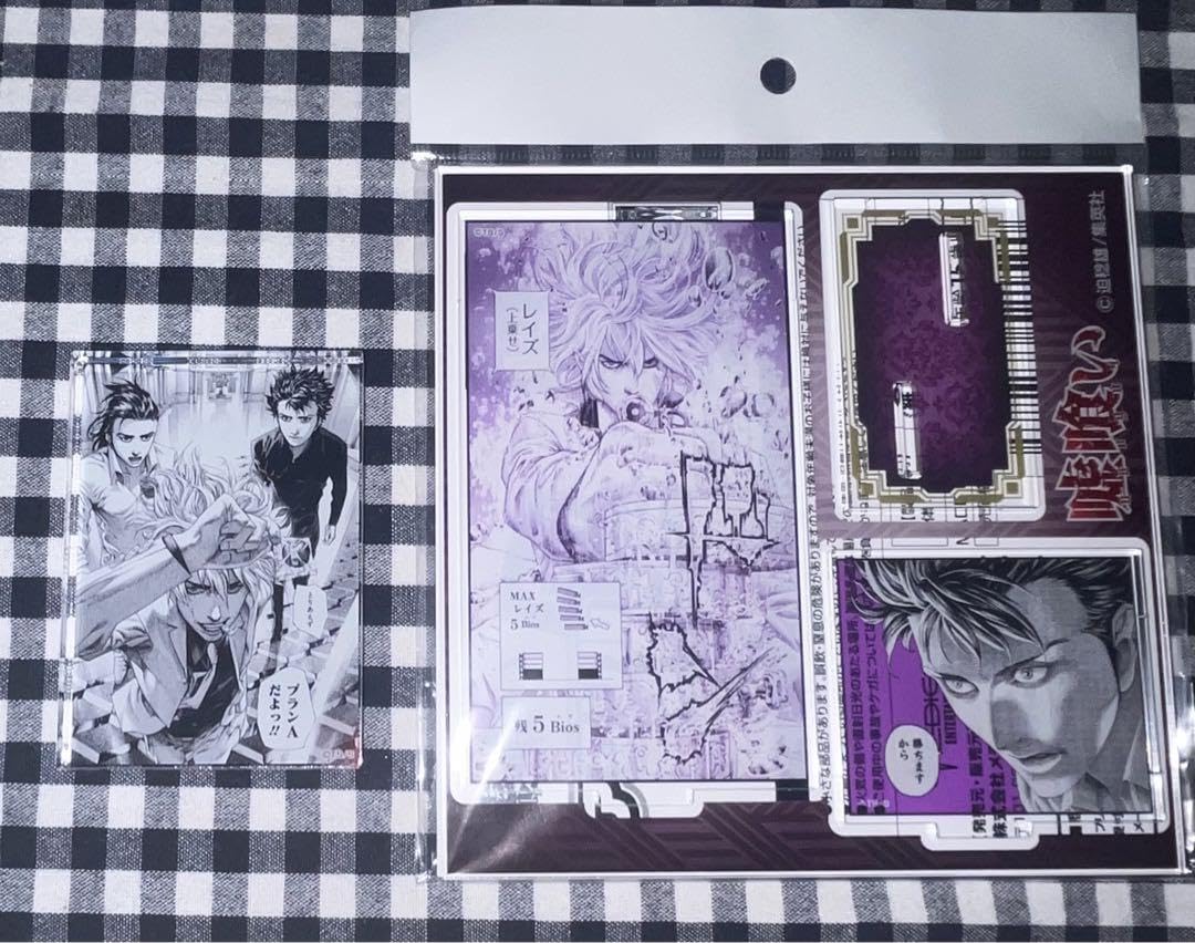 嘘喰い ポップアップ アクリルブロック アクブロ 斑目 伽羅 嘘喰い ポップアップ アクリルブロック アクブロ 斑目 梶 伽羅