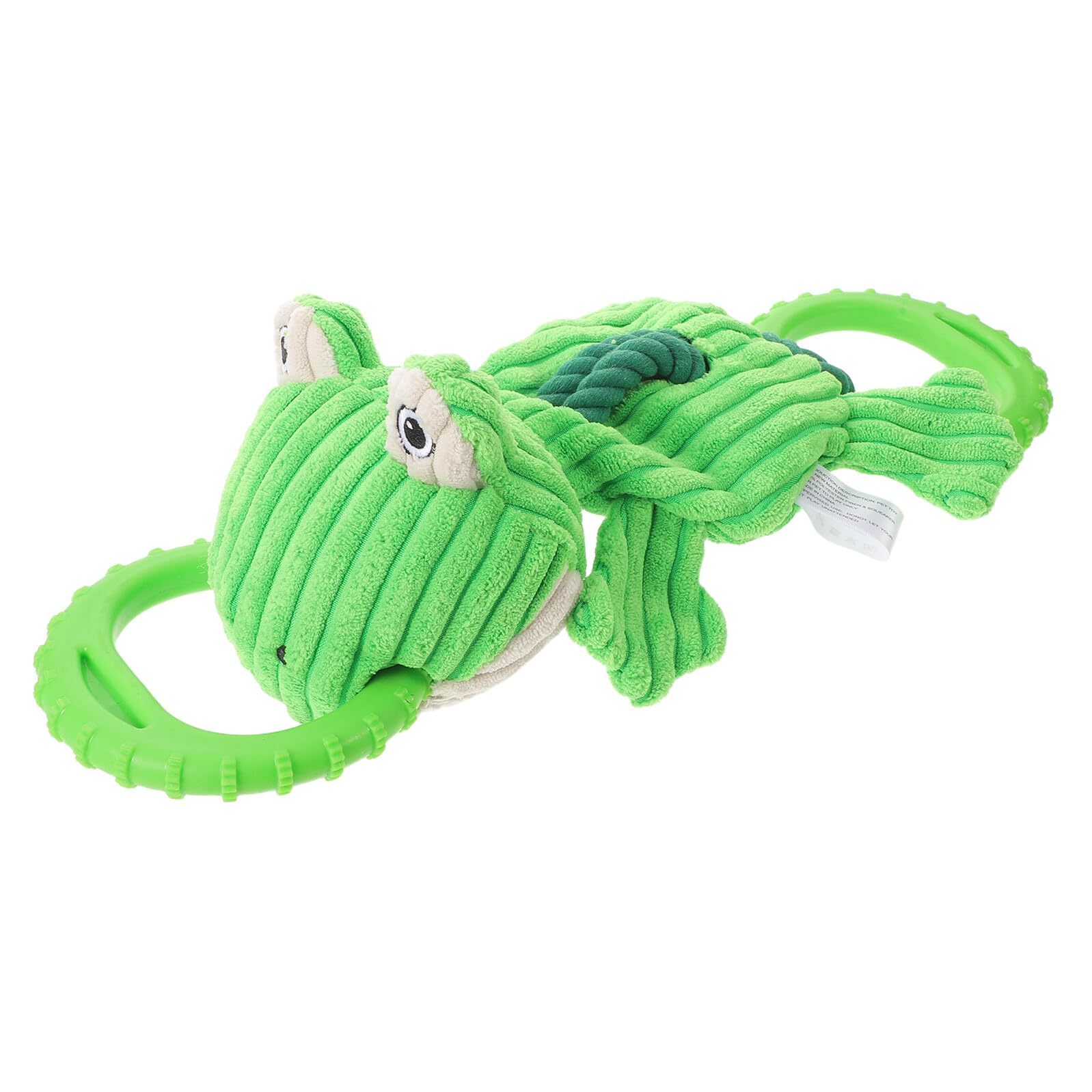 SHINEOFI Mâcher Tirer pour Chien Indestructible de Grenouille, Corde Résistante Anneau Multifonction, Interactif Solide pour Chiens Mordeurs Puissants et Chiots, Nettoyage Dentaire
