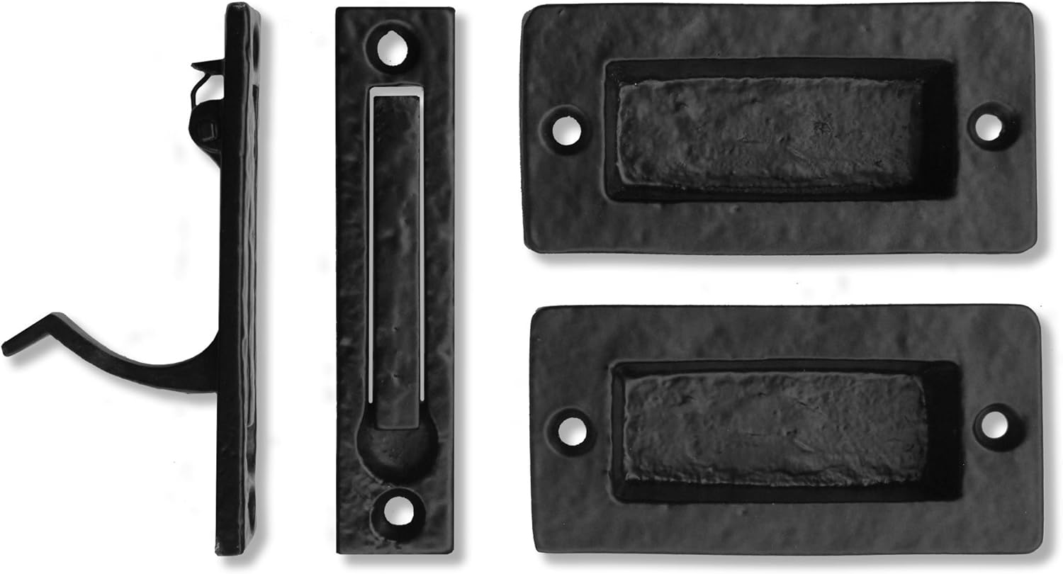 Iron Valley - 4 Square Pocket Pull/Edge Pull Kit - Solid Cast Iron