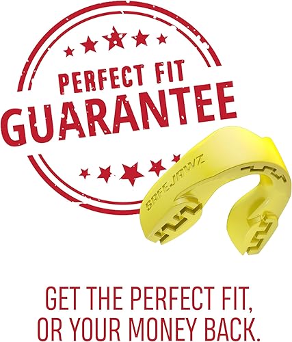 Miniatura 5 de SAFEJAWZ Protector bucal delgado para adultos y jóvenes con funda para boxeo, baloncesto, lacrosse, fútbol, artes marciales, hockey y todos los
