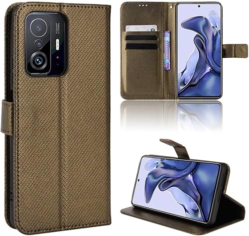 Miniatura 9 de Funda de teléfono para Xiaomi 11T Pro, Funda de cuero para Xiaomi 11T Pro Funda de cuero PU antideslizante, Flip Folio Book Phone Cover para Xiaomi