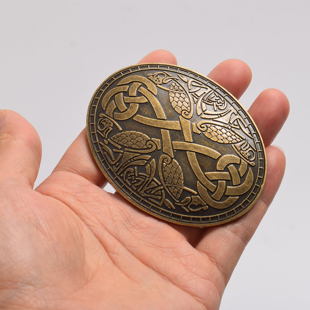 GRACEART Viking Broche Médiévale (1 paire)