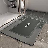 Vista 42 de MontVoo - Tapete de baño antideslizante, súper absorbente, resistente a las manchas, de secado rápido, delgado, para baño, suelo, bañera, tocador
