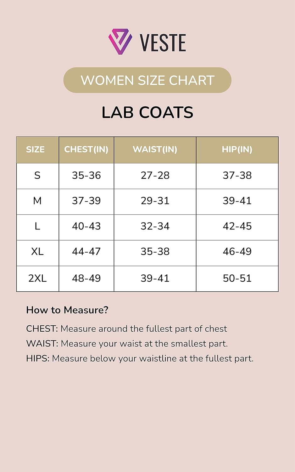 Veste Professional Fitted Colored Women Lab Coat - 5 Pockets 38" Long Laboratory Coat -Female Medical & Science Labcoats: Clothing, Shoes & Jewelry