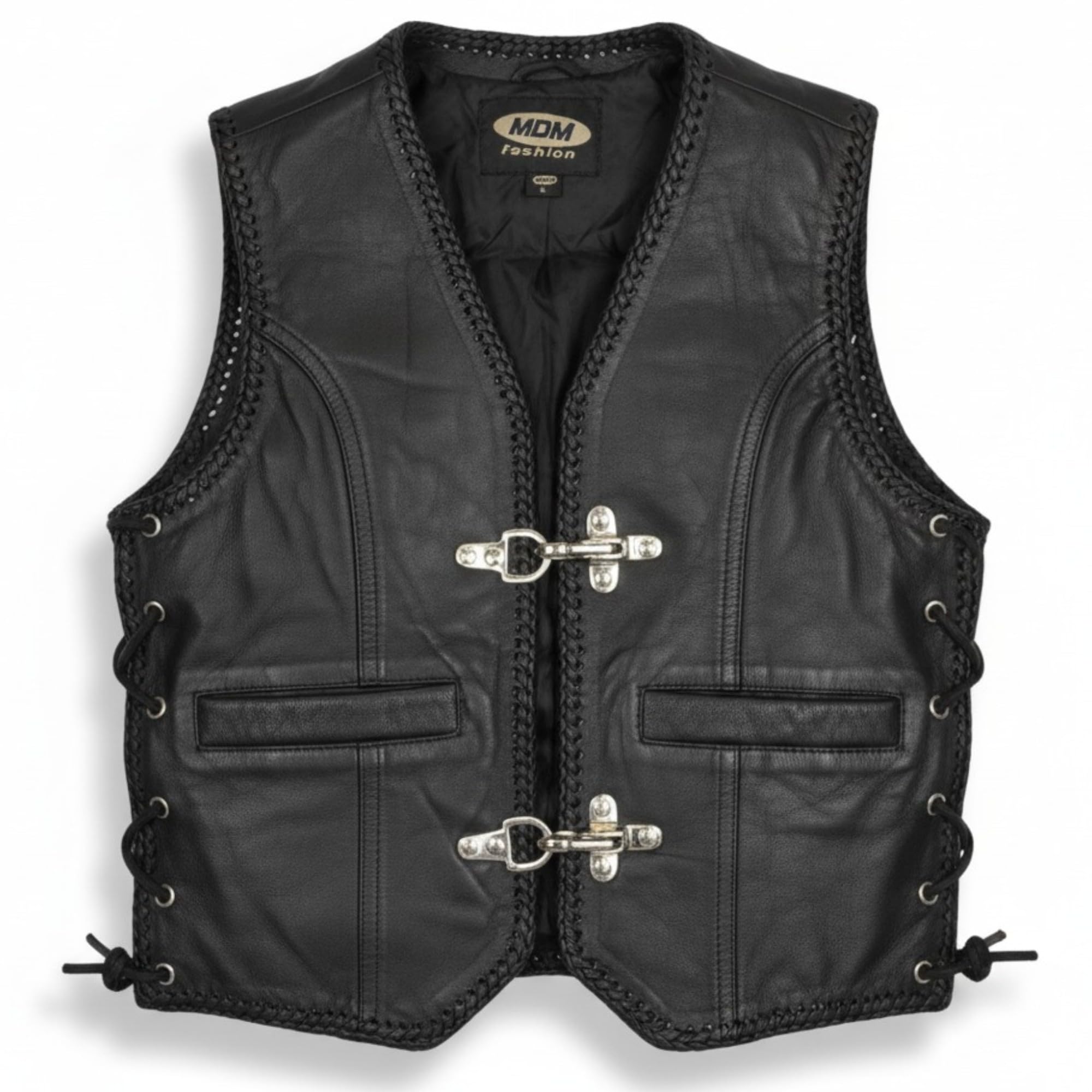 Les Enfants Veste en Cuir lacé, Motard Veste
