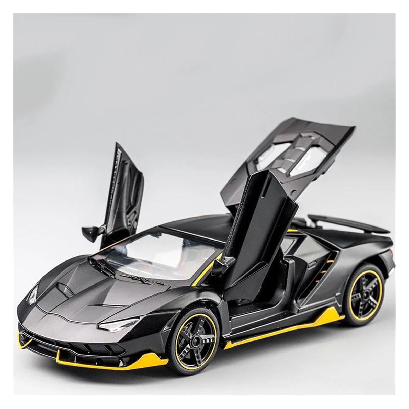 Modellino Pressofuso Auto in Scala per LP750 Modellino Auto | 1:32 Collezione Lega Metallo Veicoli(Matte black)