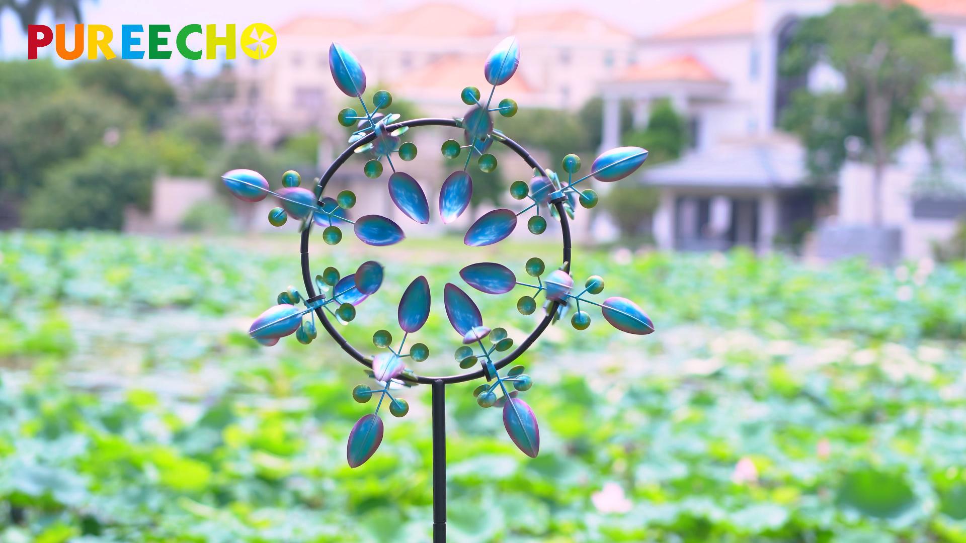 Amazon.com: Pure Echo Large Wind Spinners Outdoor, Kinetic Metal