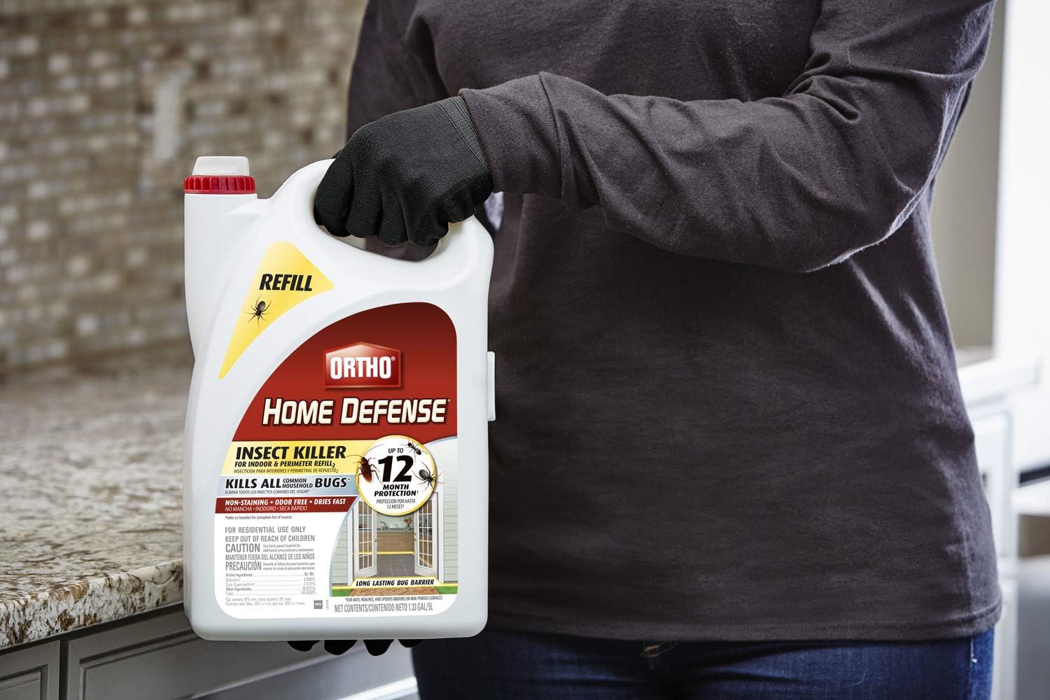 Ortho Home Defense Insect Killer for Indoor & Perimeter Refill 2, 1.33 gal., 4-pack - Image 4
