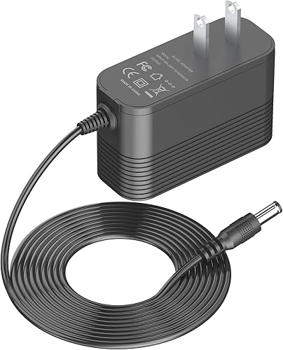 Cargador para Fusion Black Pro Deep Tissue Massage Gun Reemplazo para Fusion Black Pro Massage Gun 24V 1A o 25.2V 1A Adaptador de corriente