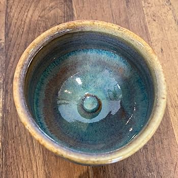 茶道具卍 鈞窯 辰砂釉 唐物写し青磁平茶碗(共箱)　碧、赤紫 茶道具卍 鈞窯 辰砂釉 唐物写し青磁平茶碗(共箱) 碧、赤紫