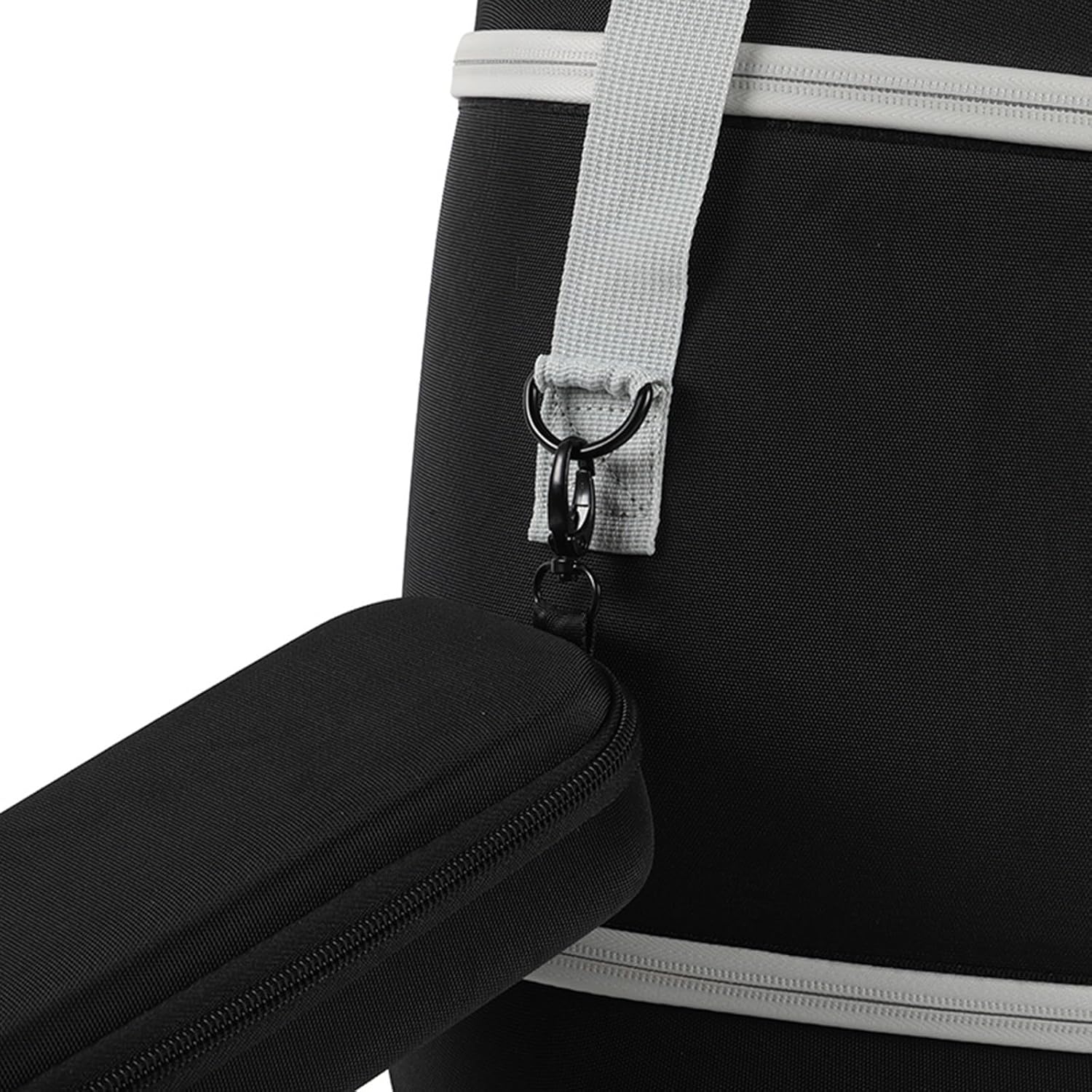 Travel Bag for Partybox Encore 2 Carrying Bag & Microphone Case Dustproof Anti-Scratch Portable, Partybox Encore 2 Accessories (Black)