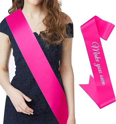 Miniatura 8 de CIEHER Banda roja en blanco, banda de cumpleaños, banda de novia para ser, banda lisa, bandas para concursos, banda personalizada, banda para la