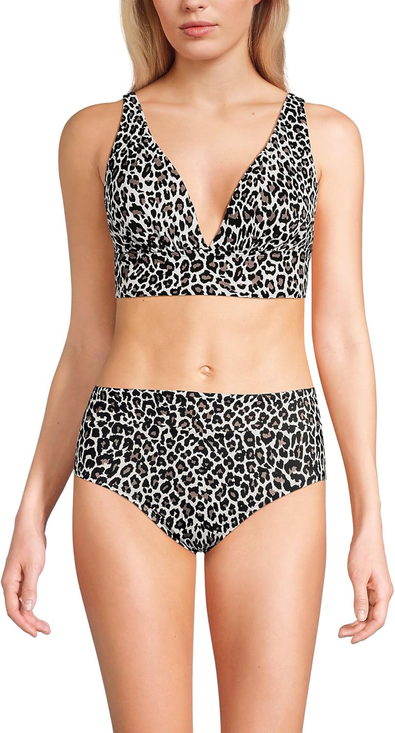 Lands' End Women's Plunge Bikini Top