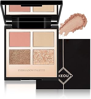 Paleta de sombra de ojos dorada de 4 colores,...