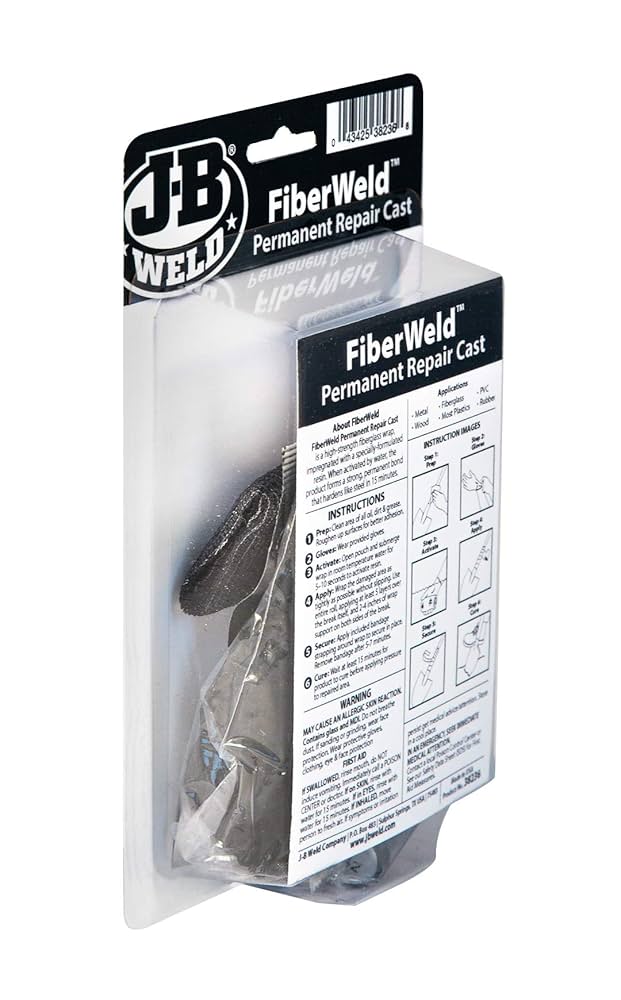 Amazon.com: FiberWeld Permanent Repair Cast 2x36 Inch - High