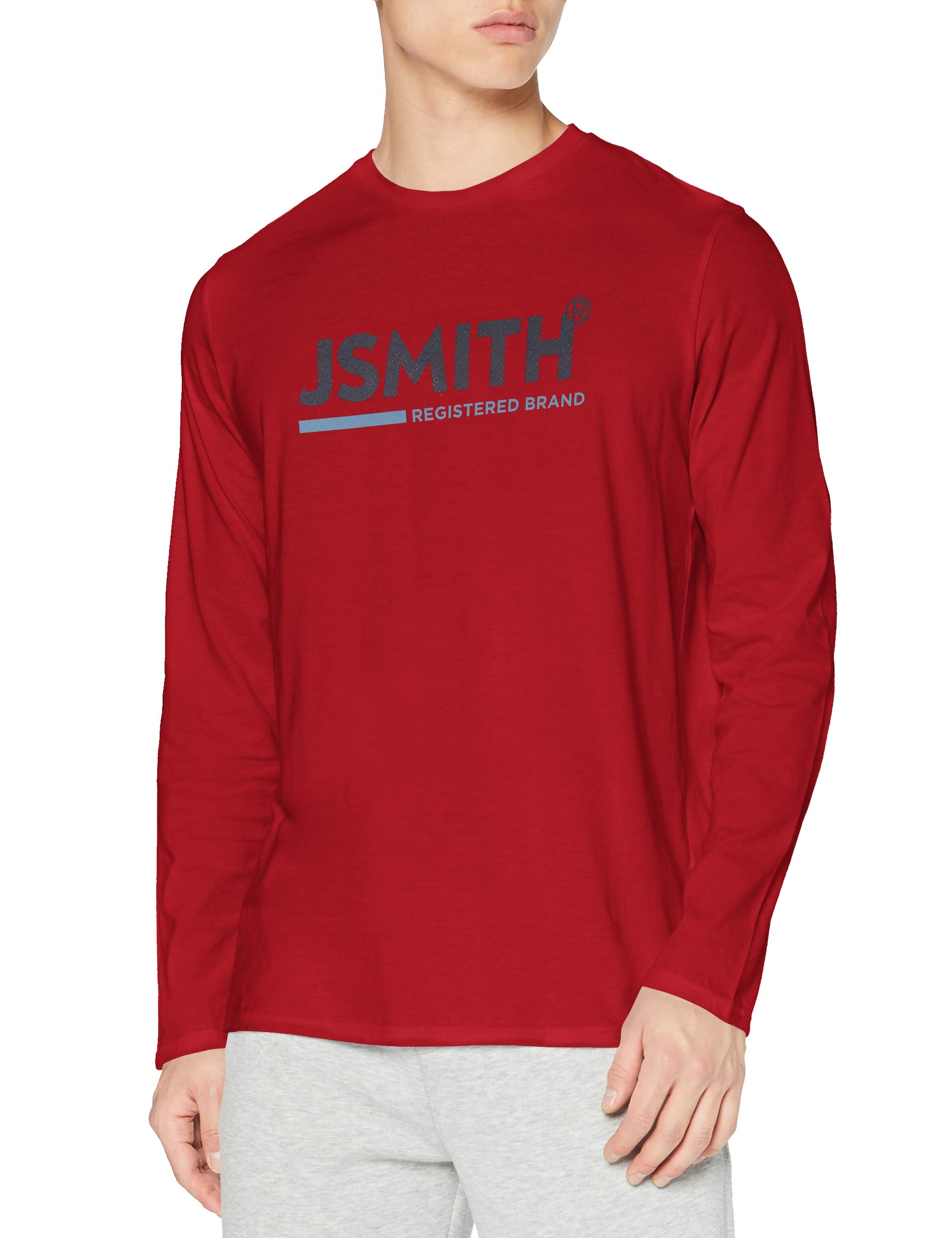John Smith Novel M T-Shirt Men Wine Bordeaux 3XL