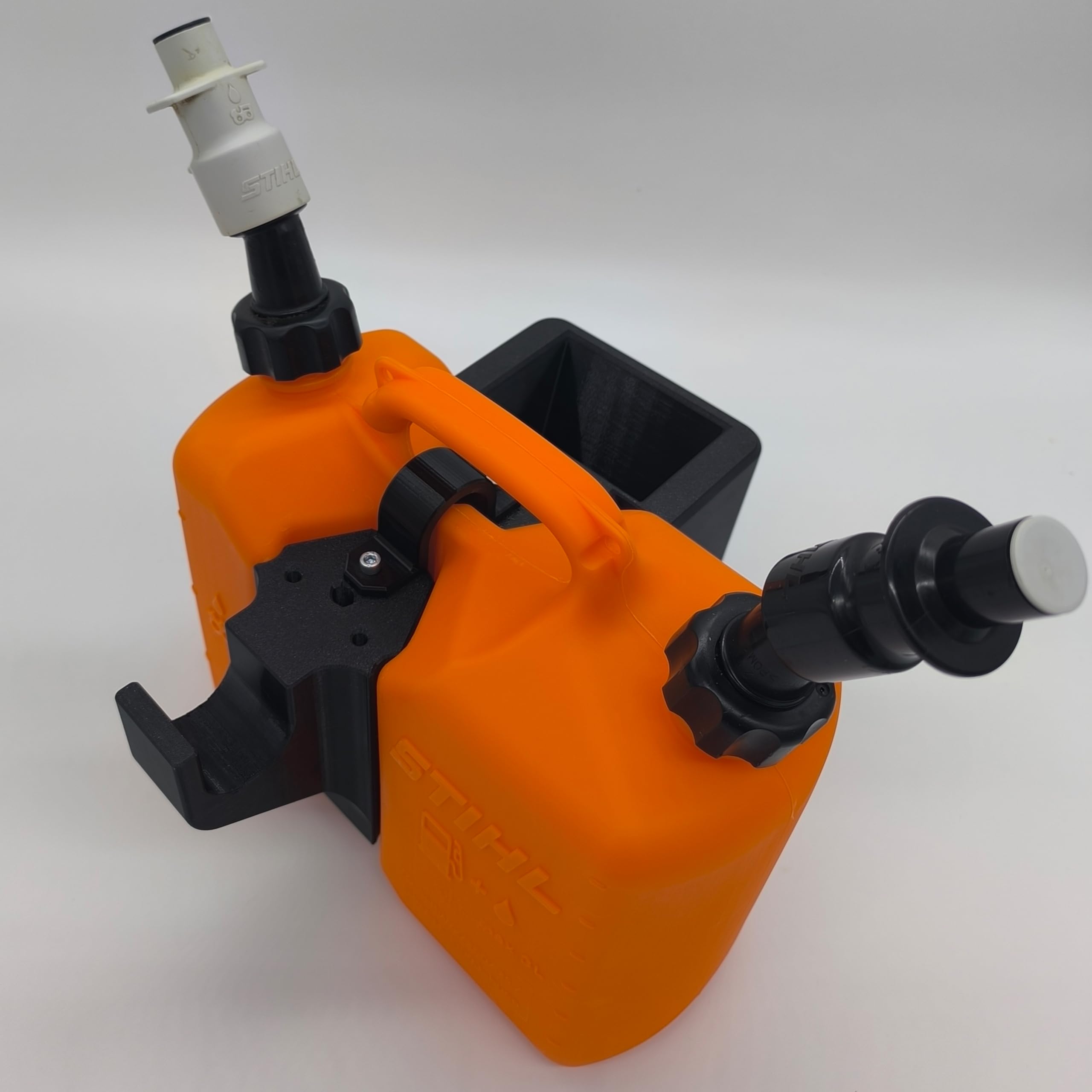 Tragesystem für mechanischen Fällkeil & Schlagschrauber für Stihl Kombikanister