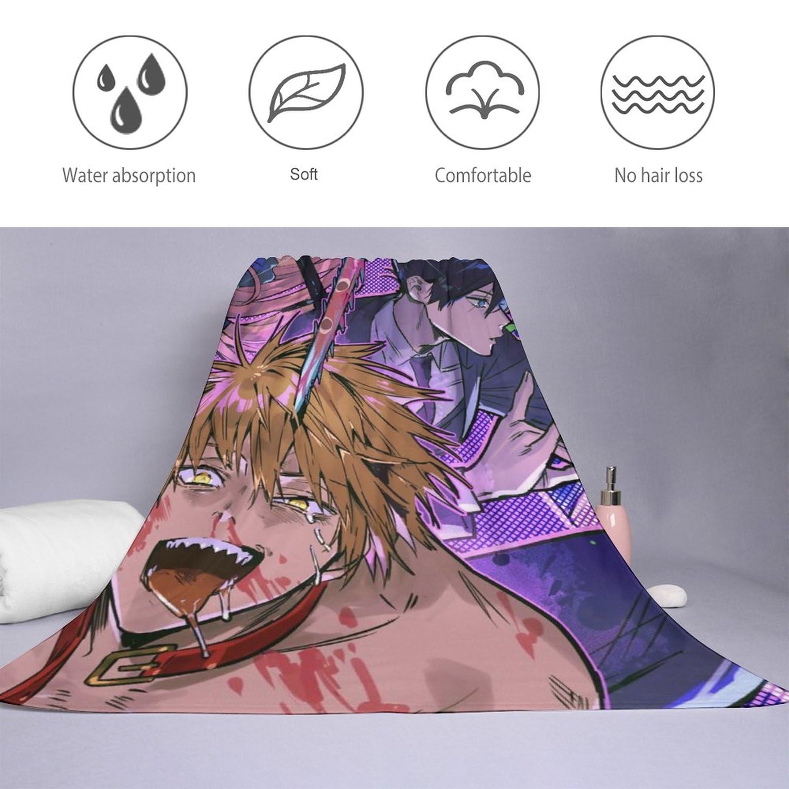 Power - Bath Towel - Chainsaw Man (4.パワー ビジュアルバスタオル