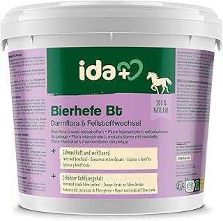 Ida Plus – Bt 6 kg – Poudre pour chevaux & ponys – Complément alimentaire pour fourrure brillante, peau puissante et bonne structure corne – riche en vitamines, minéraux et oligo-éléments