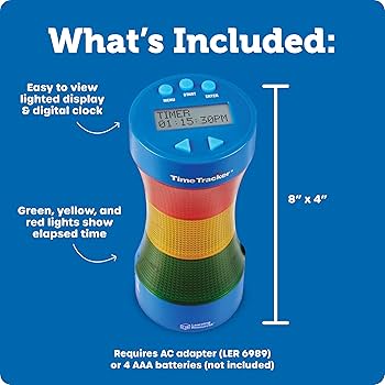 Amazon.com: Learning Resources Time Tracker Visual Timer