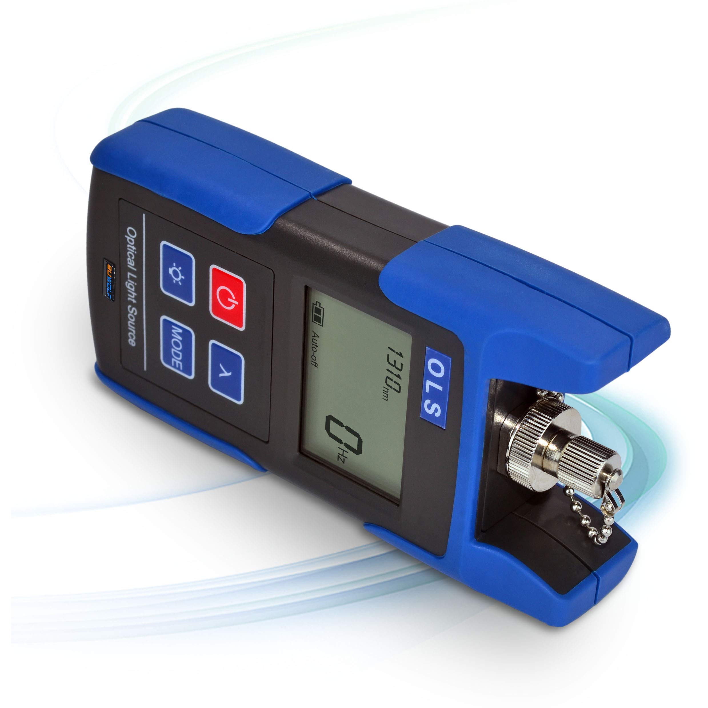 1310/1550nm Mini Fiber Optical Laser Light Source FTTH Alto Rendimiento Probador de Fibra Optica/Fiber Optic Cable Tester Tool con Adaptador SC FC ST Para CCTV/CATV Ingeniería de Mantenimiento