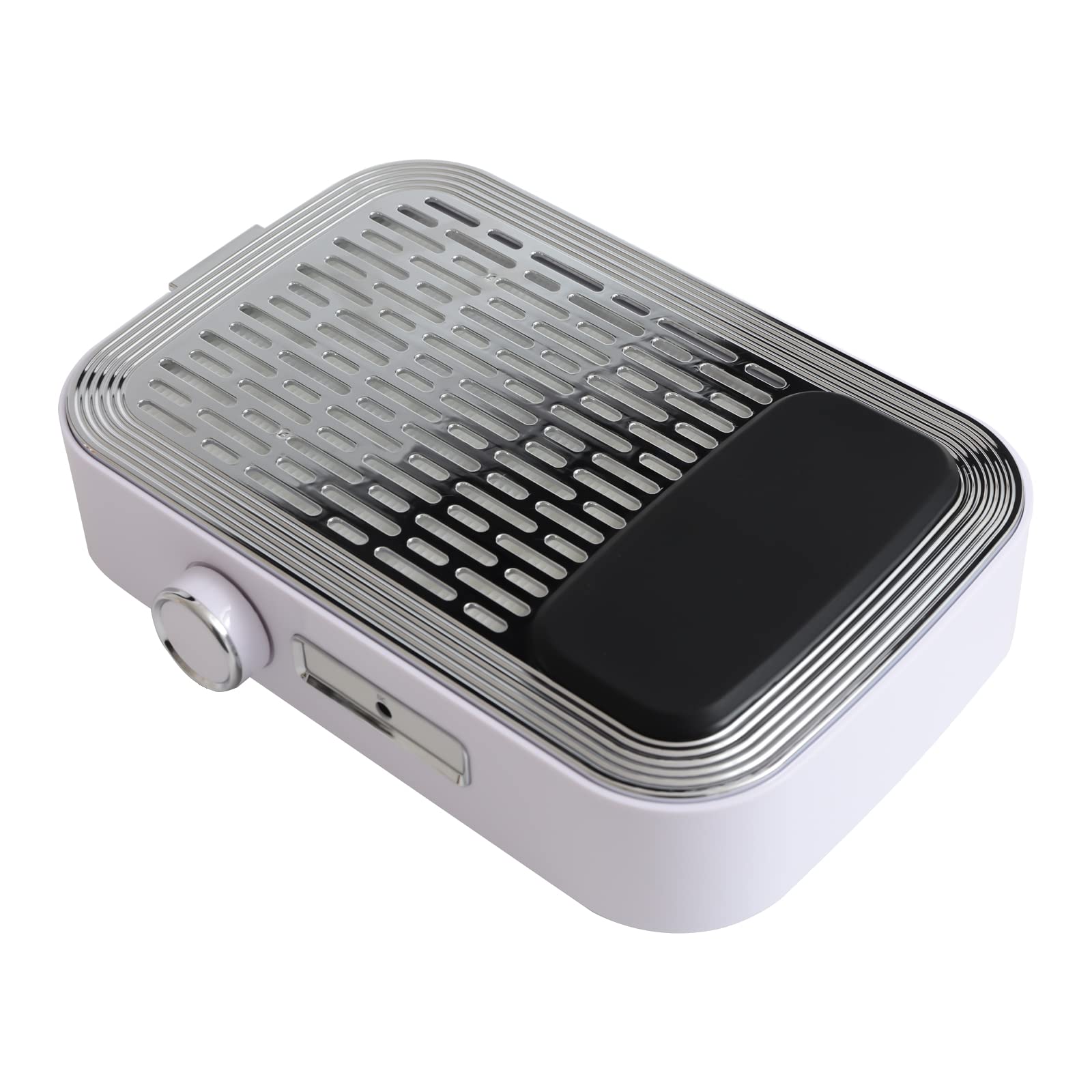 Aspiratore per unghie professionale aspirazione della polvere Salone unghie & Casa 80W Potente aspirapolvere per unghie, velocità regolabile, fresa per unghie per manicure e pedicure, bianco