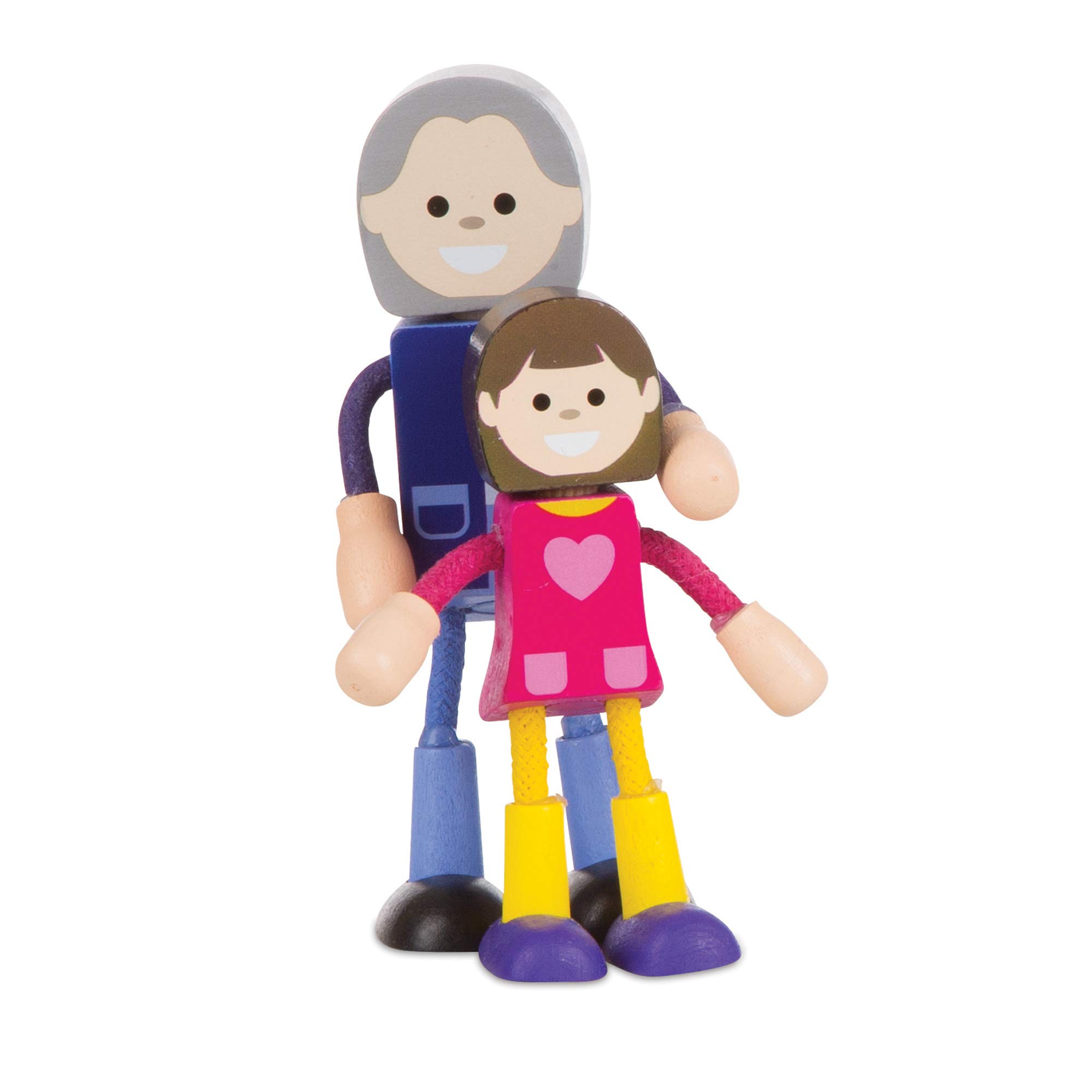 melissa and doug wooden doll family