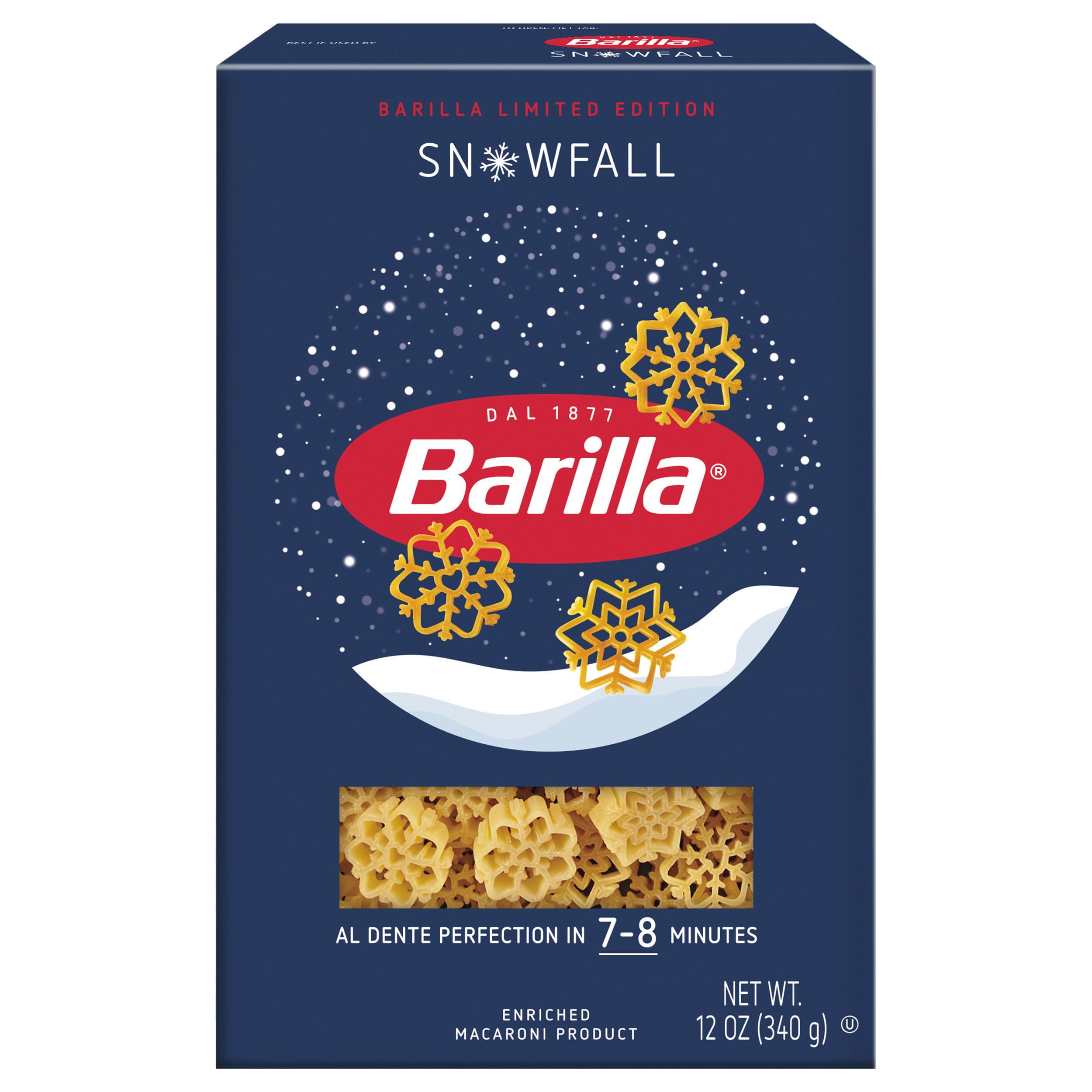 BARILLA Limited Edition Snowfall Pasta 12 oz Box — view 3