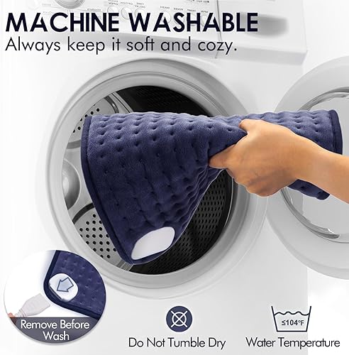 Vista 77 de DAILYLIFE Almohadilla térmica para aliviar el dolor de espalda, almohadillas térmicas eléctricas de 20 x 24 pulgadas para calambres, espalda