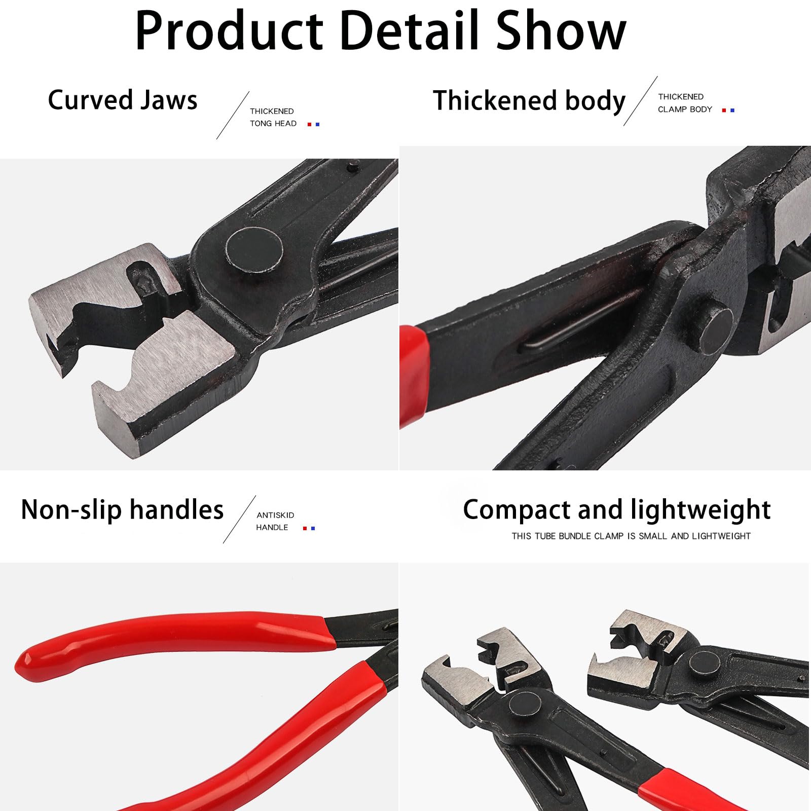 1x Pince De Serrage De Tuyau Pivotante Flat Band Ring Spring Type