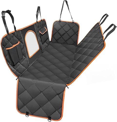 Funda de asiento de perro a prueba de arañazos para Model3ModelYHonda CRVToyota RAV4Mazda CX5KIA Sportage, funda de asiento para mascotas 600D