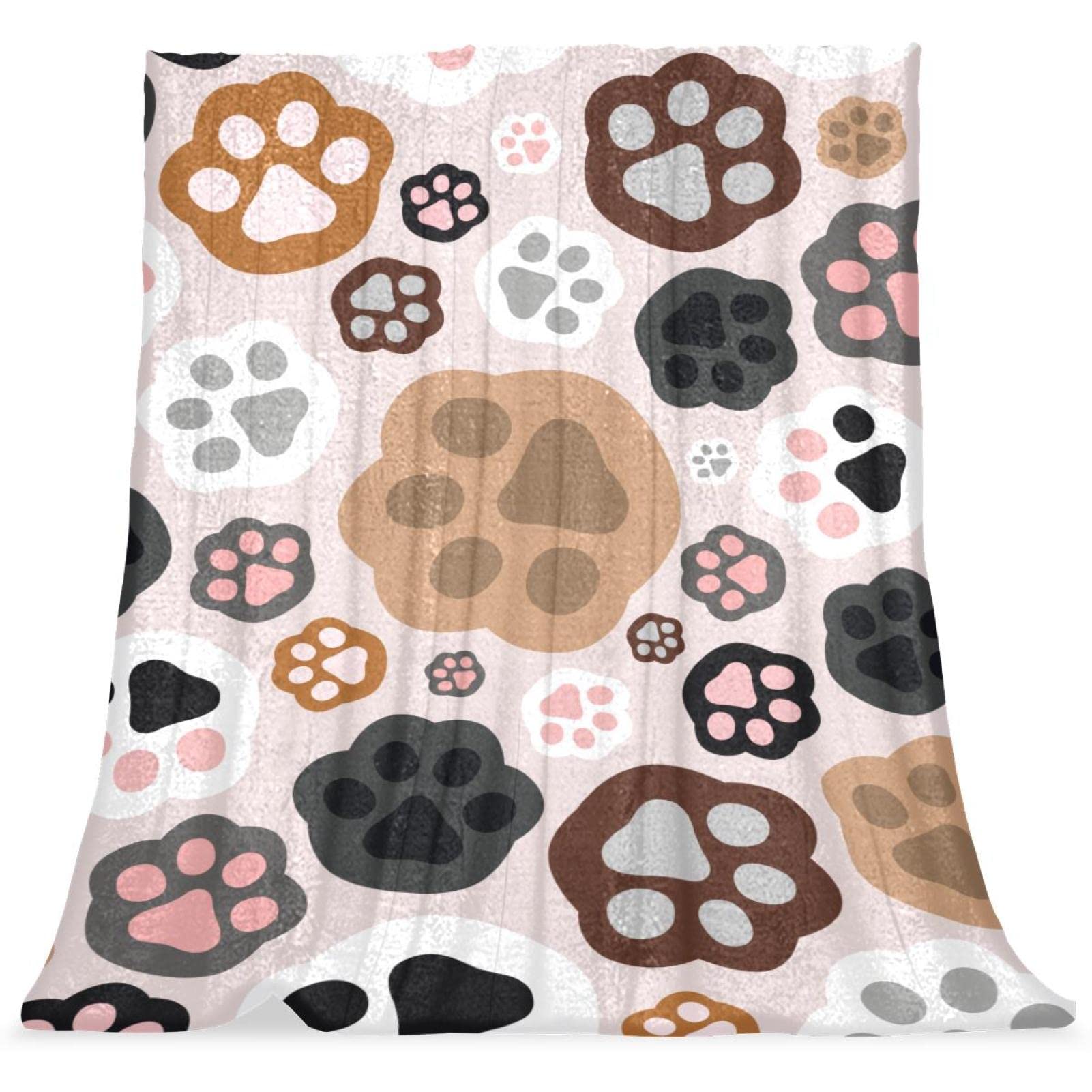 Couvre-lit patte de chat plaid moelleux pour des soirées cocooning en famille