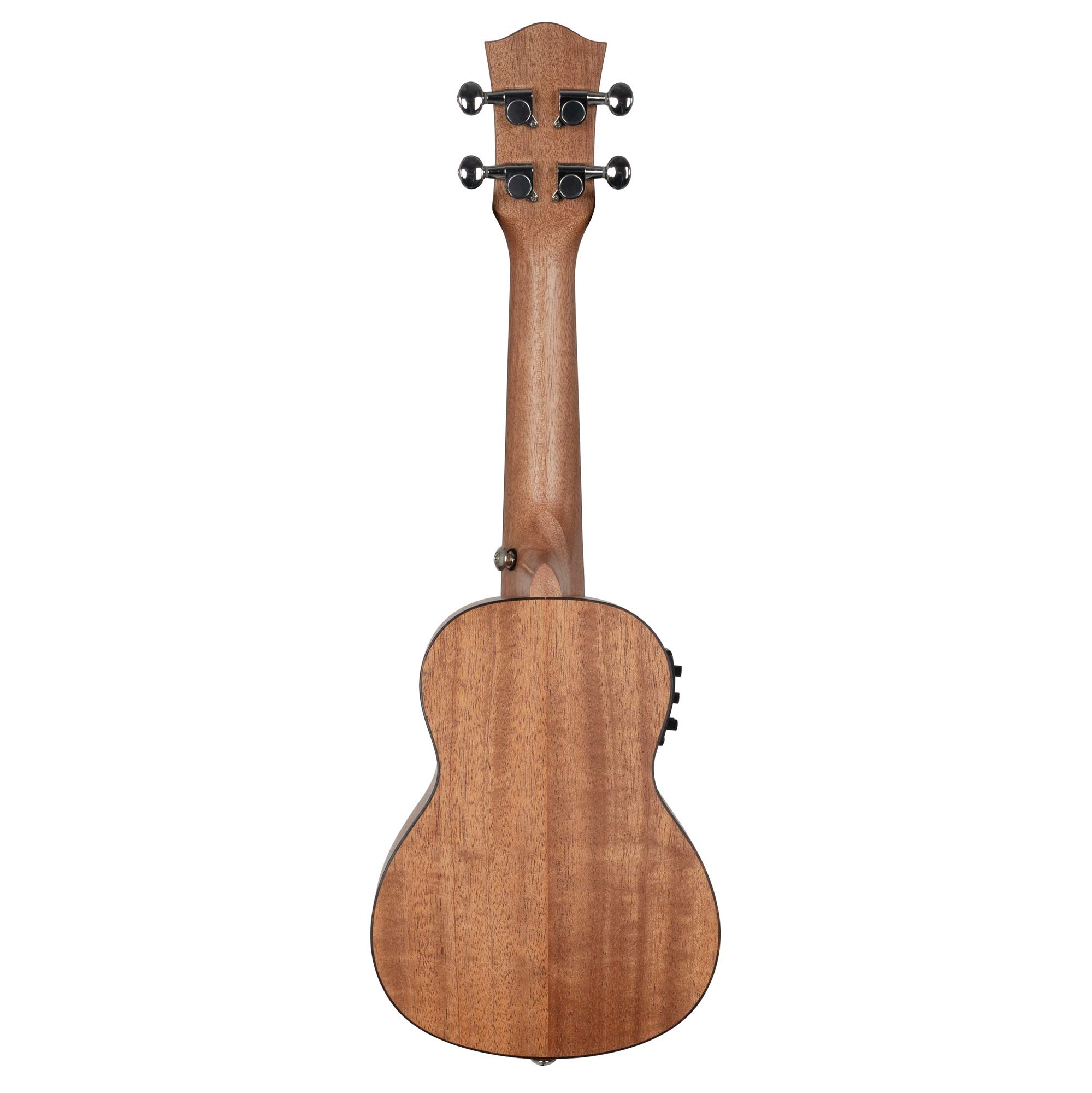 Soprano - Ukulele in mogano, con custodia, 3 plettri