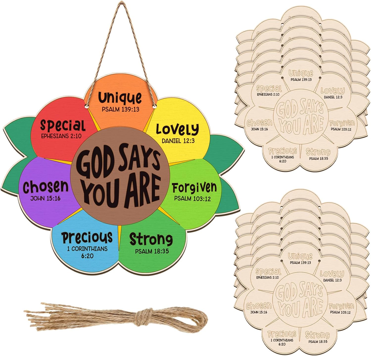 12 Sets Sunday School Craft for Kids God Says You Kenya Ubuy