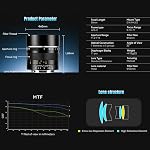 7artisans 50mm F1.2 APS-C Manual Focus Camera Lens for Nikon Z Mount Cameras Z6 Z7 Z6II Z7II Zfc