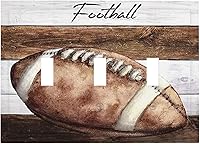 Vista 12 de Placa de pared de tortugas marinas, hierba oceánica, medusas, peces y algas marinas, placa de pared de doble palanca, cubierta de interruptor de luz