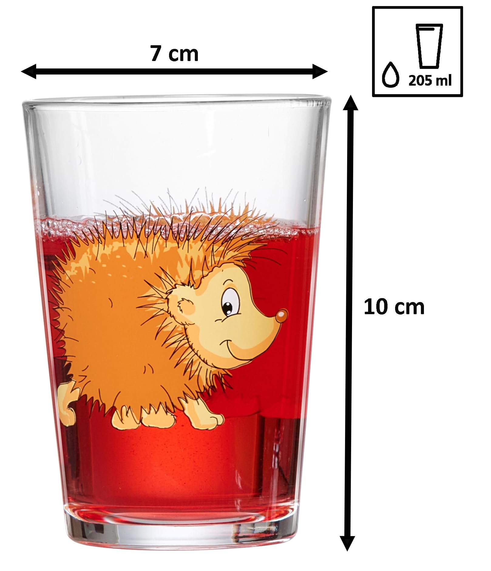 Ritzenhoff & Breker Lot de 10 couverts et verres en porcelaine pour enfants Motif animaux de la forêt