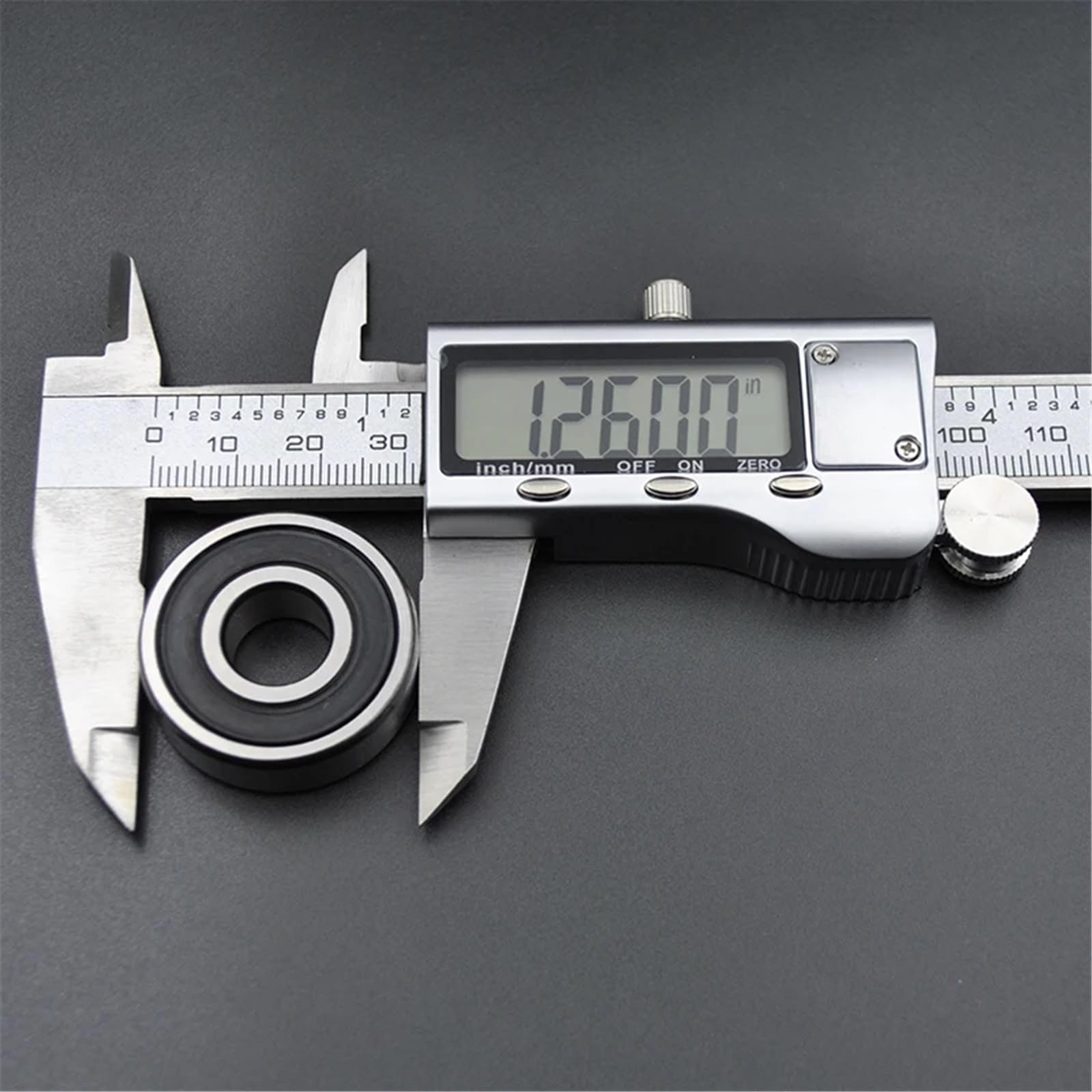 Calibrador Digital de Acero Inoxidable de Alta precisión de 150 mm en Pulgadas y mm for medir Herramientas de rodamientos(Stainless Caliper)