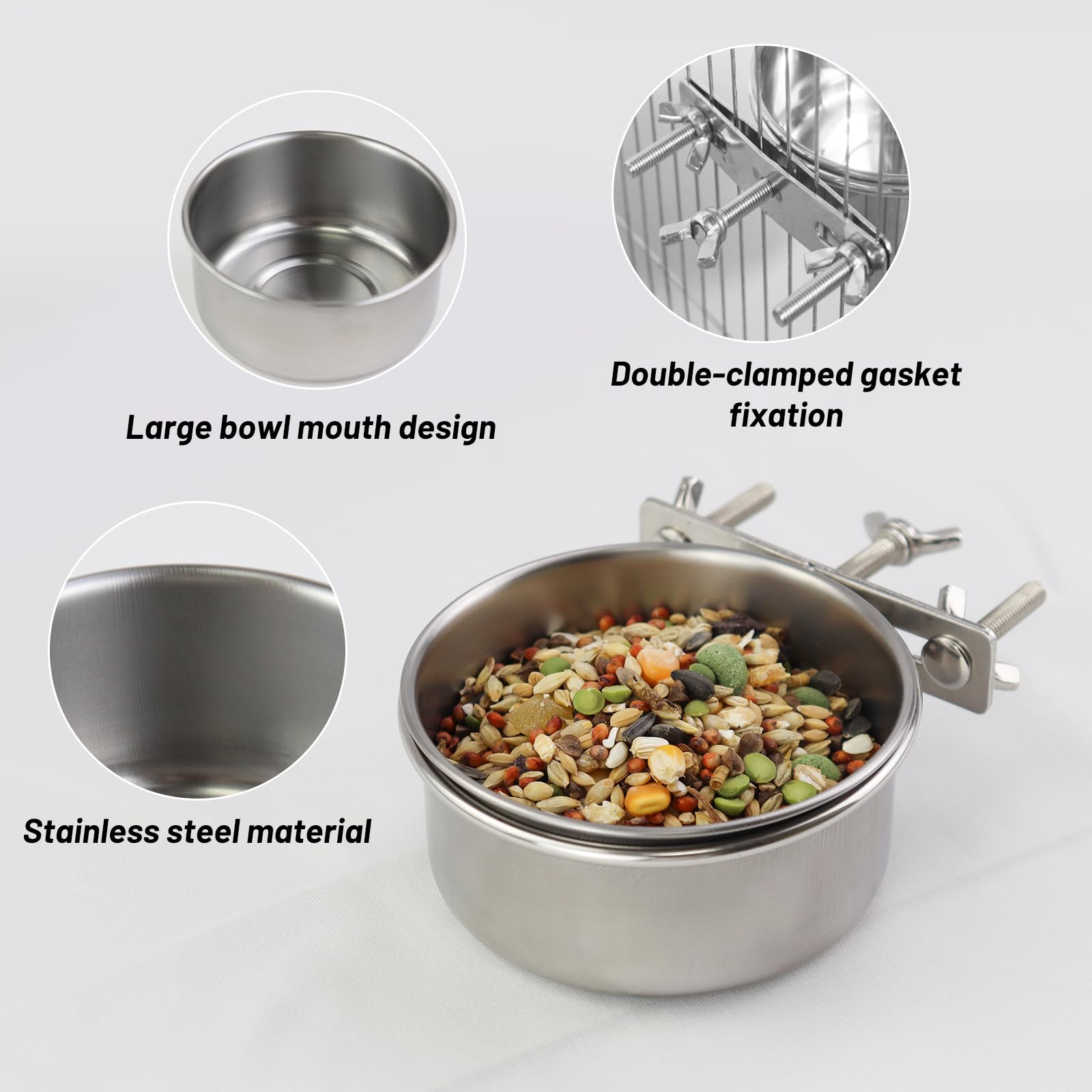 LuckyOpt Bird Cage Feeder - Image 3