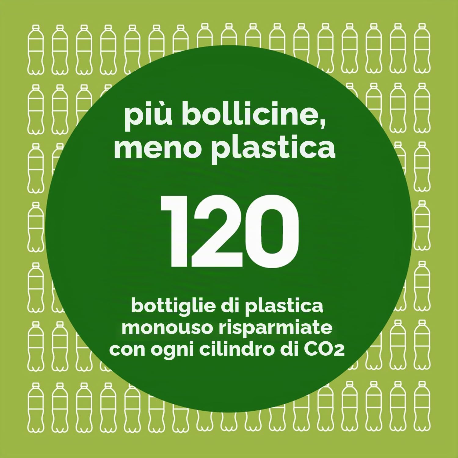 SodaStream Gasatore d’acqua Terra Nero include cilindro di Co2 per realizzare fino a 60 Litri di acqua frizzante, inclusa tre bottiglie da 1 L lavabili in lavastoviglie