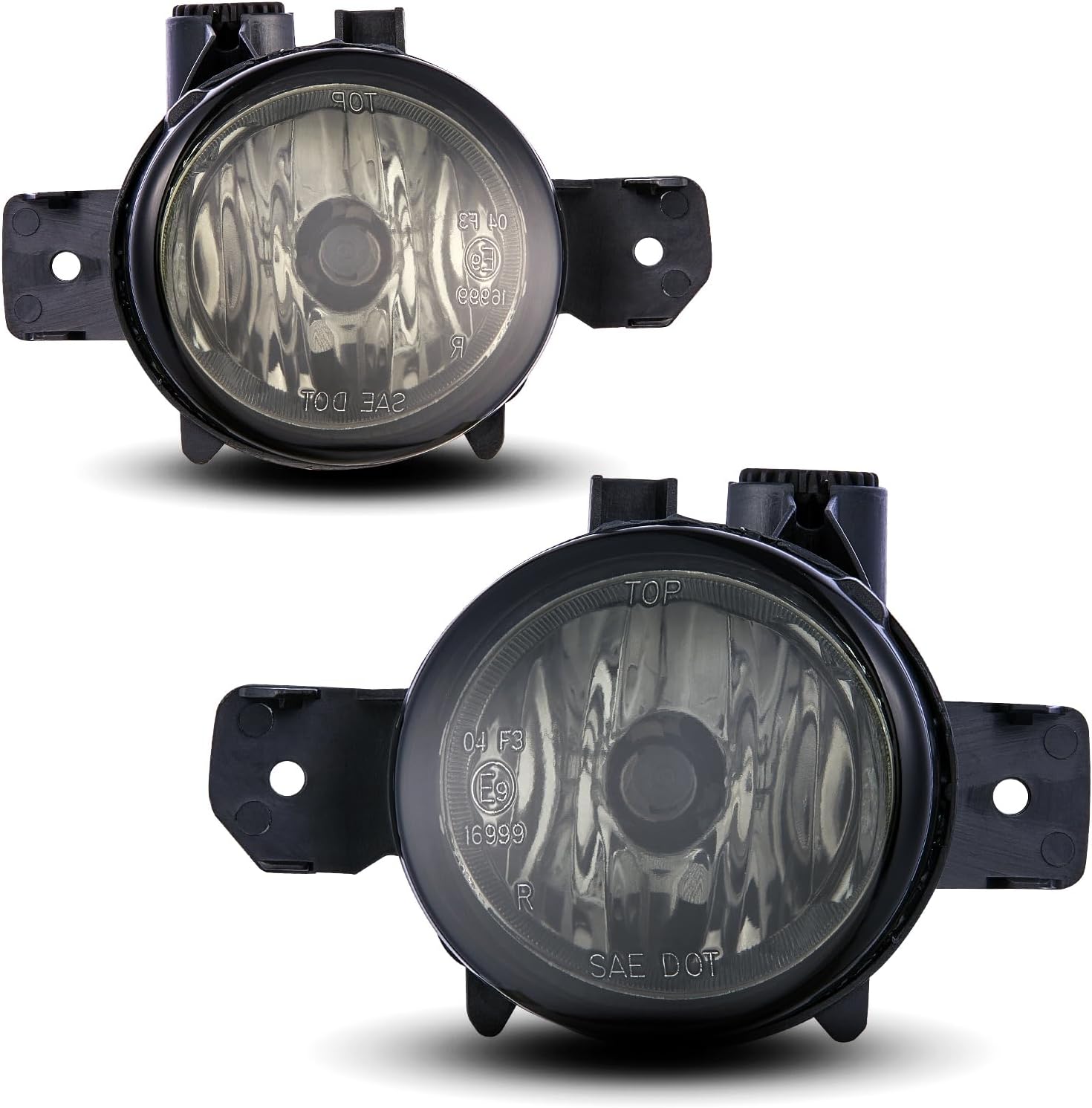 Fog Lights for 2007-2013 BMW X1 E84 2012-2015 with M Package sport bumper/X3 E83 2007-2010/X5 E70 2Pcs Smoke glass